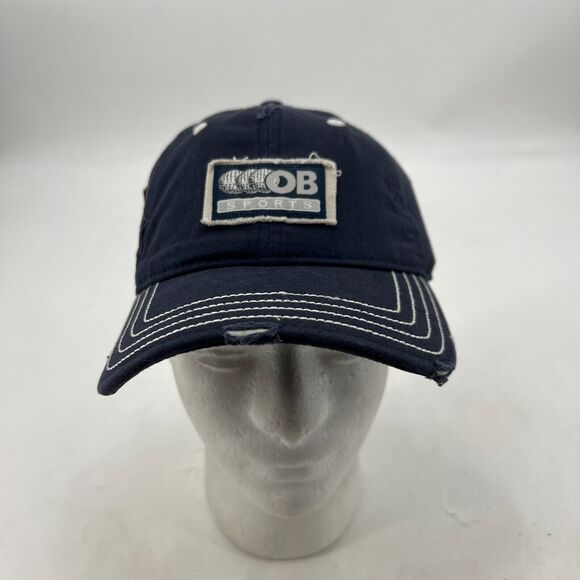 OB Golf Sports Management Hat Mens Adjustable Baseball Cap Distressed Cotton - Picture 2 of 11